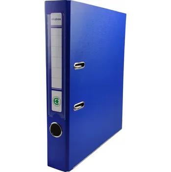 Pákový pořadač A4 EKOBOX 50 mm MODRÝ