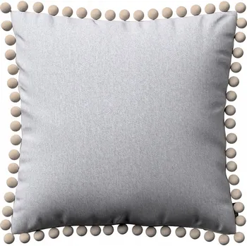 Polštář Dekoria Povlak na polštář šedý melír