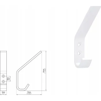 Věšák Nábytkový věšák SIRO 2313/PB1 bílý