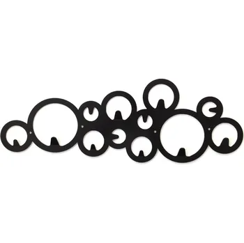 Věšák Šatní ramínko kovový Decolicious černý