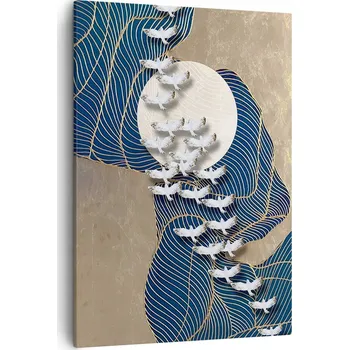 Obraz Obraz na plátně do obýváku, ložnice 50x70 art deco, obrazy na zeď canvas