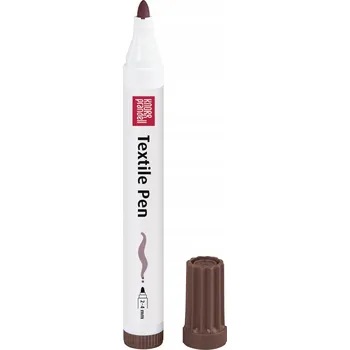 Dekorační fix na textil, permanentní hnědá Knorr Prandell 1 ks