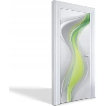 Fototapeta Fototapeta na dveře dýha samolepka samolepící Zelená vlna 85x205 cm