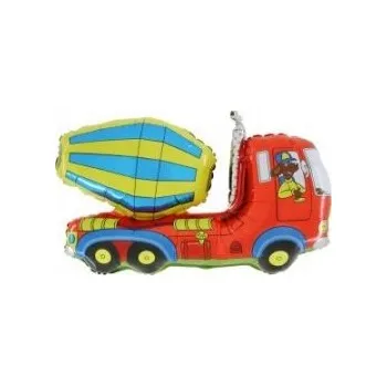 Balónek Fóliový balónek Míchačka na beton Narozeninová oslava 21 palců