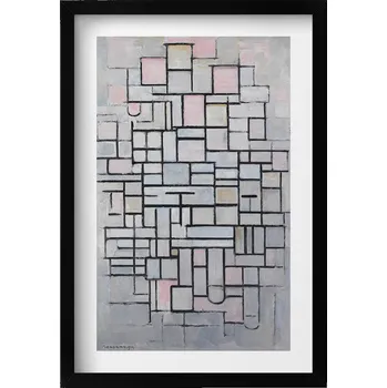 Obraz Obraz dekorace na zeď Moderní umění - geometrický náčrt 40x60 cm