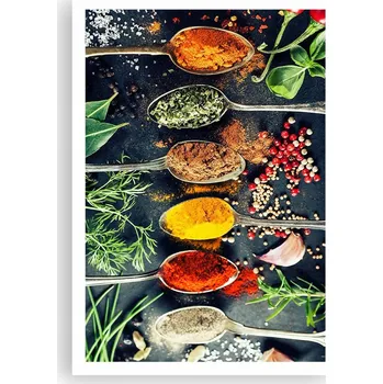 Obraz Plakát na zeď bez rámu 70x100 koření obraz plakáty do obývacího pokoje ložnice