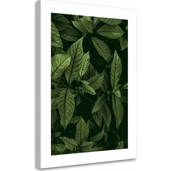 Obraz OBRAZ Zelené listy NA PLÁTNĚ 40x60