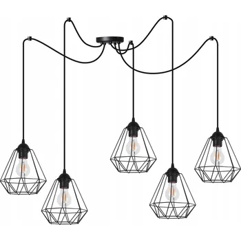 Závěsná lampa Light Home Spider 5 - světelné body E27