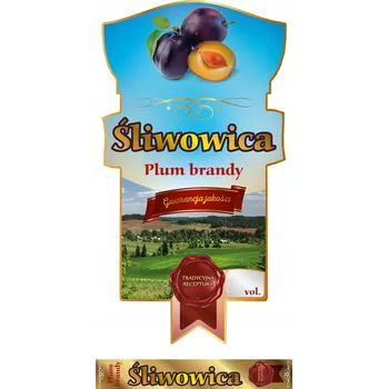 Samolepící etiketa Samolepicí etikety na alkohol 11,5 cm x 6,5 cm 10 ks