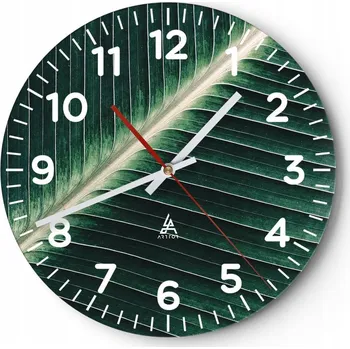 Hodiny Kuchyňské nástěnné hodiny 30x30 Abstrakce Moderní skleněné hodiny Tiché