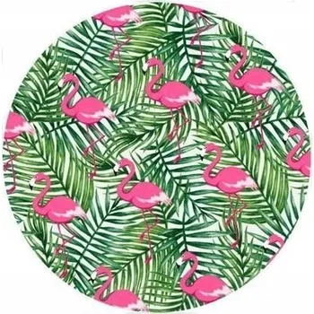 Ručník Kulatý plážový ručník boho plameňáci 12