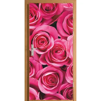 Fototapeta Samolepka na dveře samolepicí růžové růže