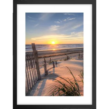 Obraz Obraz plakát v černém rámu do obýváku 30x40 slunce výhled plakáty na zeď