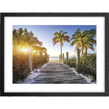 Obraz Obraz plakát v černém rámu do obýváku 40x30 krajina foto na zeď