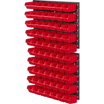 Obraz Nástěnná deska na nářadí Kadax K7717 58 x 78 cm, černo-červená