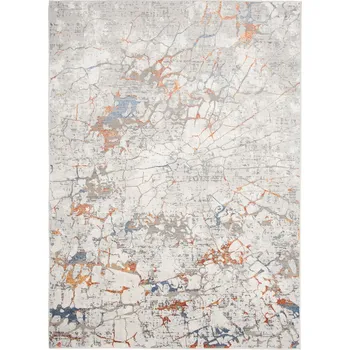 Koberec Módní industriální Koberec 120x170 Multikolor ŠEDÝ