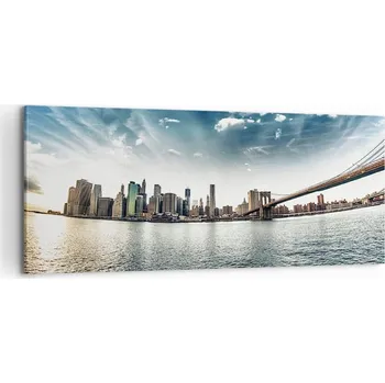 Obraz Foto obraz na plátně canvas 100x40 město obývací pokoj ložnice na zeď velký