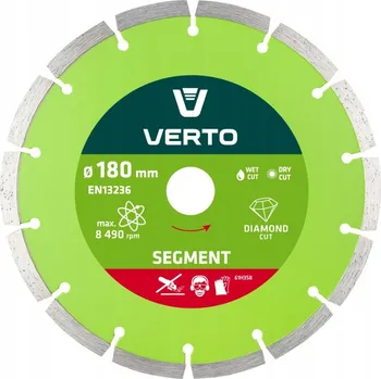 Řezný kotouč Diamantový kotouč Verto 61H3S8 180x22.2 mm