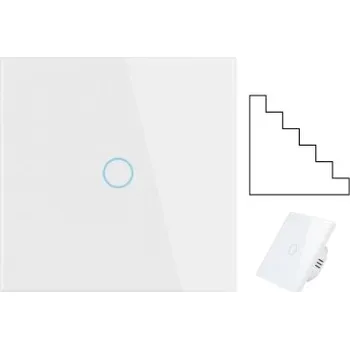 vypínač eLumos jednoduchý bílý