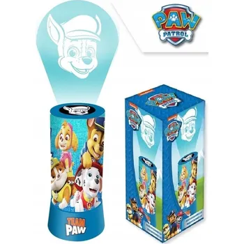 Lampička Noční lampa na baterie LED s projektorem Tlapková patrola