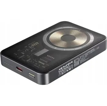 Powerbanka Powerbank Dawei 10000 mAh bezbarvý