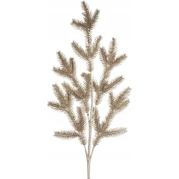 umělá květina Dekorační větvička zlatá umělá Eurofirany