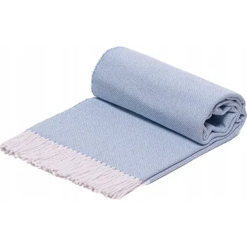 Prostěradlo Deka Rena Home bavlna 140 cm x 200 cm modrá
