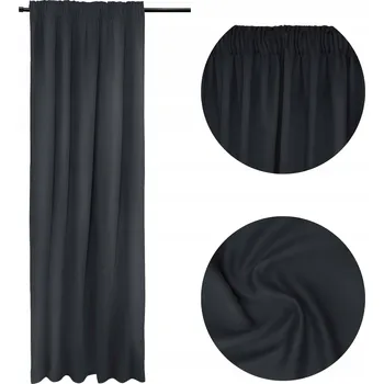 Závěs Závěsy hotové ZATEMŇOVACÍ ZÁVĚS BLACKOUT 140x250 TMAVĚ ŠEDÁ Arctic