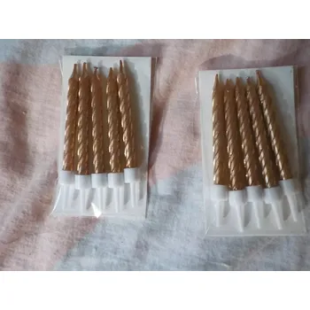 Dortová svíčka Svíčky B&C s podstavci Godan 12 kusů