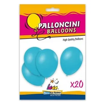 Balónek Latexové balónky 26 cm / 10" modré D6 - 20 kusů