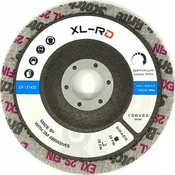 Brusný kotouč Brusný kotouč XL-RD 125x6x22 2S FIN netkaný 3M Scotch-Brite