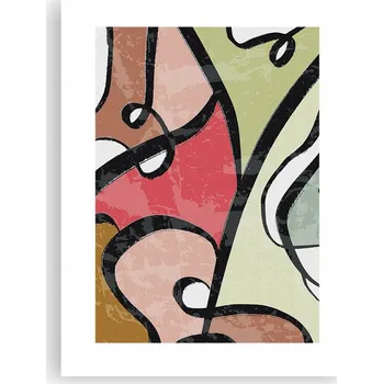 Obraz Obraz plakát do obýváku ložnice 30x40 abstrakce plakáty na zeď bez rámu