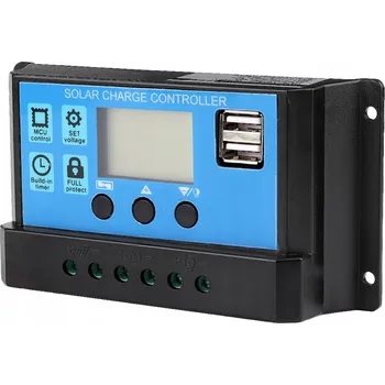 Bezpečnostní kamera PWM LCD SOLÁRNÍ REGULÁTOR NABÍJENÍ 12/24V 60A