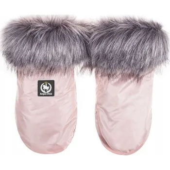 Kočárek RUKAVICE NA KOČÁREK MUF ROZOVÁ MATNÁ RoyalChild