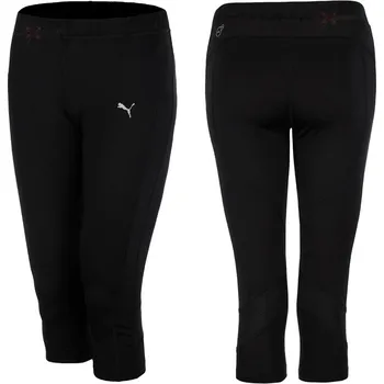 Dámské legíny Dámské termoaktivní legíny Puma Capri 3/4 černé 509804 01 XS VÝPRODEJ