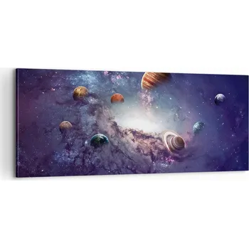 Obraz Foto obraz na plátně canvas 100x40 kosmos obývací pokoj ložnice na zeď velký