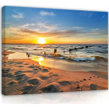 Obraz Obraz PLÁŽ PŘÍRODA MOŘE Na Zeď Plátno 60x40