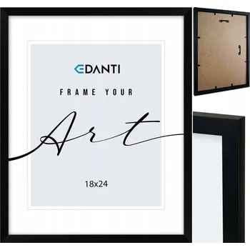 Obraz RÁMEČEK NA FOTOGRAFIE 18x24 cm Plakáty Rám S Nohou Stojící dekorace EDANTI