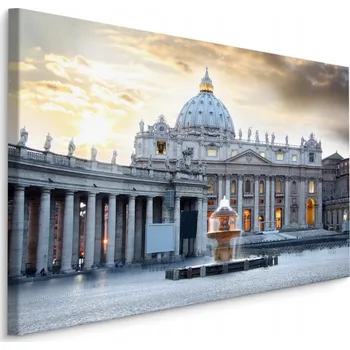Obraz Obraz Bazilika sv. Petra Řím VATIKÁN 3D 30x20