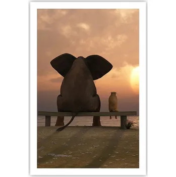 Obraz Obraz plakát do obýváku nebo ložnice 61x91 cm - abstraktní motiv, plakáty na zeď bez rámu