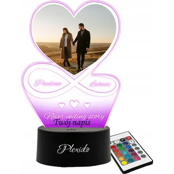 Lampička Noční lampa Plexido vícebarevná