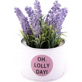 umělá květina Levandule Květina v Květináči 18 cm Různé Druhy
