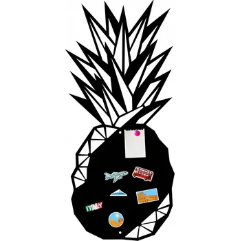 Kancelářský nábytek Magnetická tabule na zeď 50x22 cm Černá tabule na magnety ANANAS