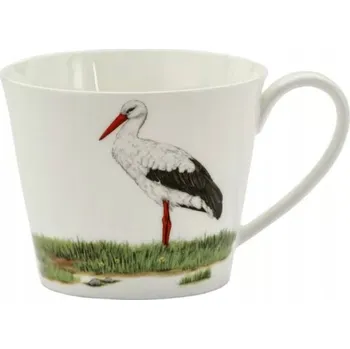 Hrnek Marc O'Polo Čáp bílý porcelánový 400 ml