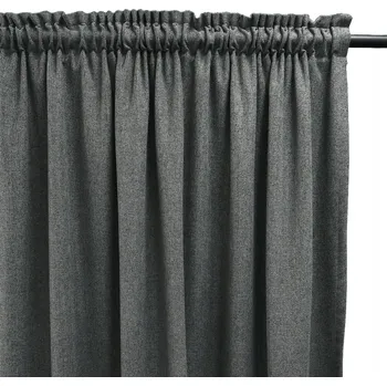 Obraz ZÁCLONY DO OBÝVÁKU ZATEMŇUJÍCÍ NA PÁSCE 300x125 GRAFITOVÉ COLORADO