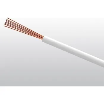 elektrický kabel Vodič LgY 1*0,5 500V bílý