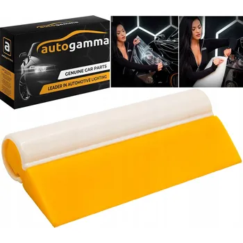 Kuchyňská stěrka Silikonová Stěrka s plstí 12 cm - Žlutá