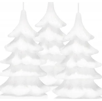 Svíčka Dekorativní parafinová svíčka bez vůně Drobo 3 ks