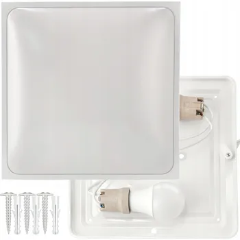 Čtvercová Stropní Svítidlo Ecolight 29,5 x 7 cm bílá