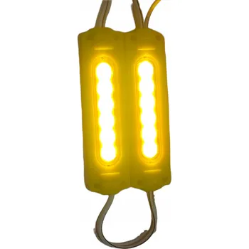 LED páska COB LED pásek modul 12V 2W voděodolný - ŽLUTÝ